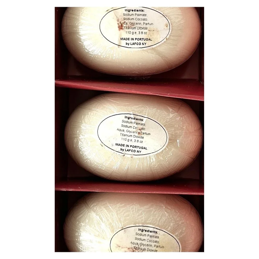 RESTORATION HARDWARE Winterberry Soaps ~ 3 Piece Soap Box Set Made in Portugal